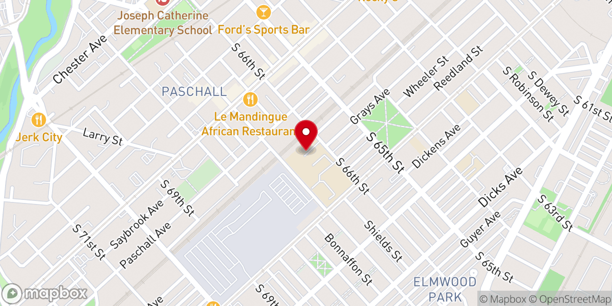 Map showing location of Keep the Faith Ministries