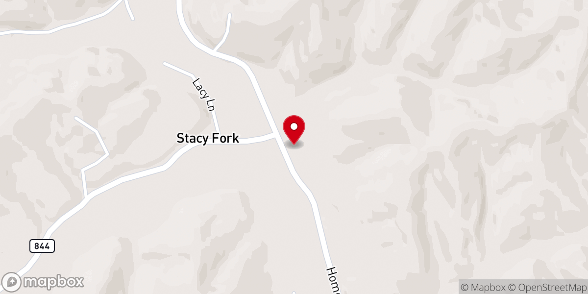 Map showing location of Walnut Grove Primitive Baptist Church