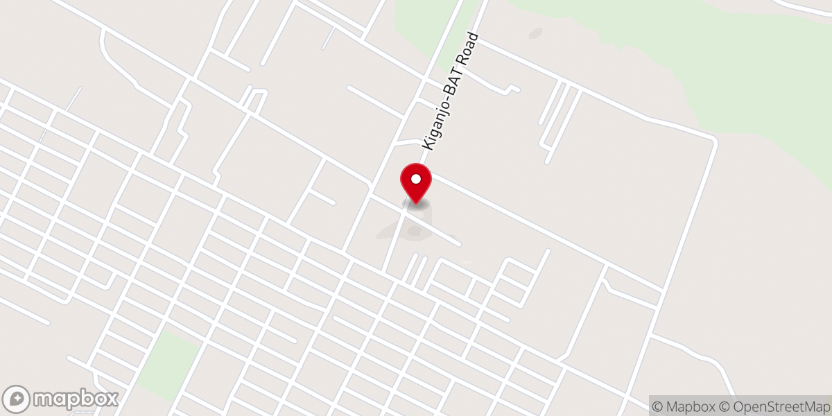Map showing location of Castle of Grace Presbyterian Church, Thika, Kenya