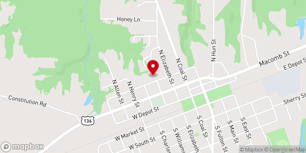 Map showing location of Colchester Methodist Church