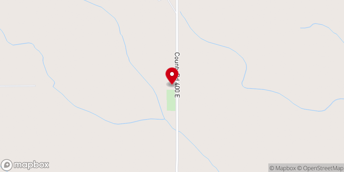 Map showing location of La Prairie United Presbyterian Church