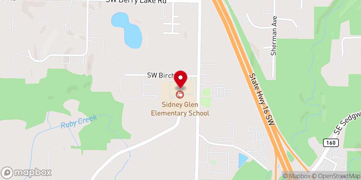 Map showing location of Family Worship Center