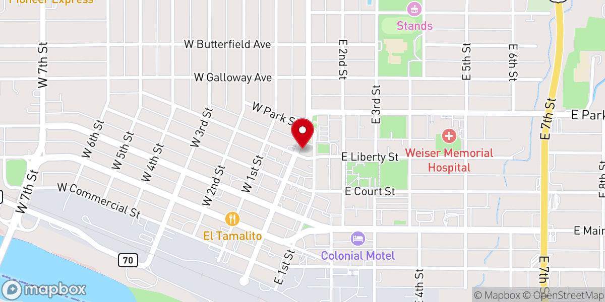 Map showing location of Church of The Redeemer Presbyterian Church