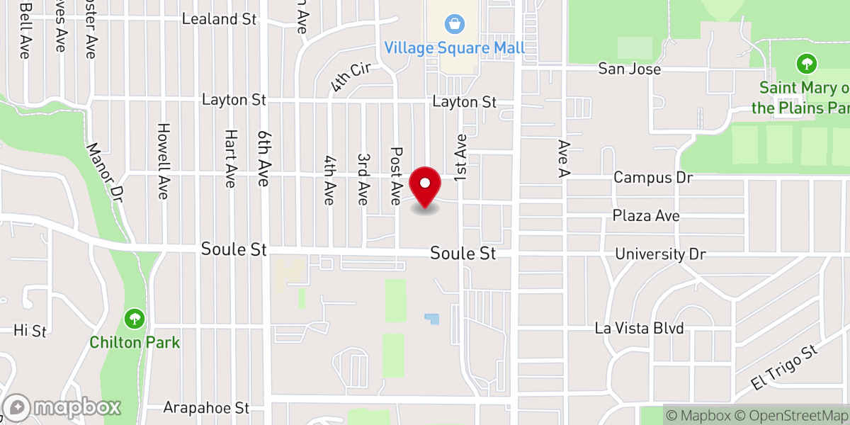 Map showing location of First United Methodist Church