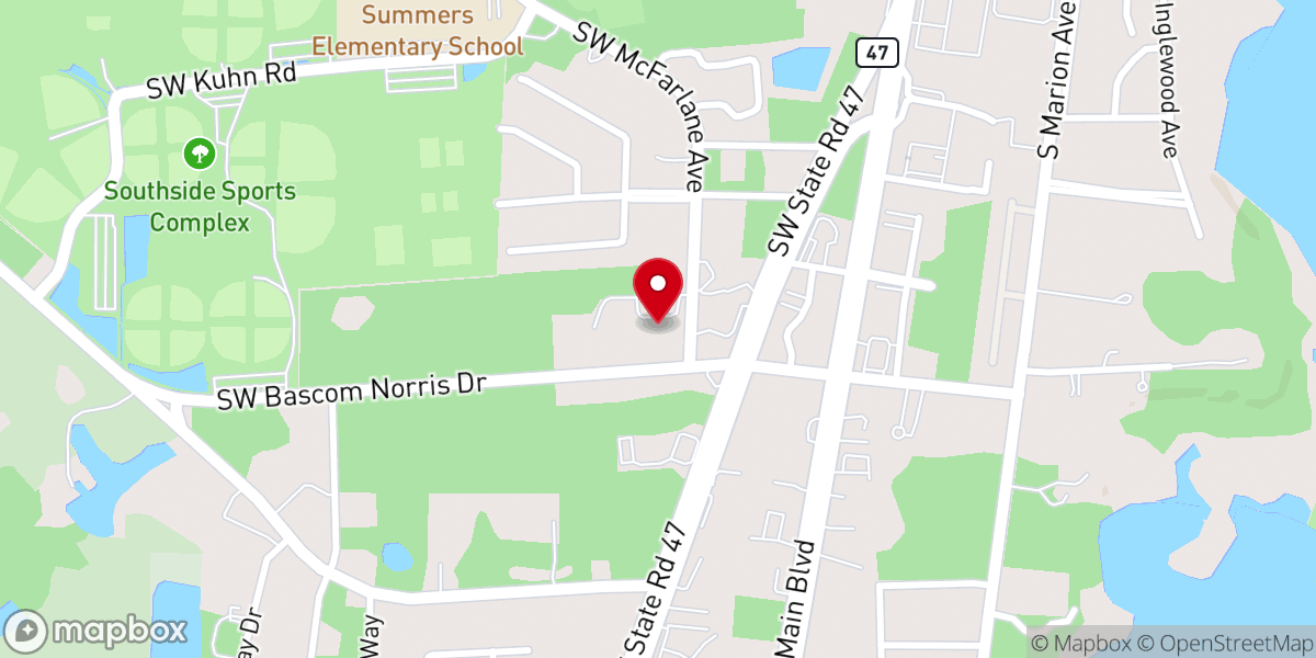 Map showing location of St James Episcopal Church