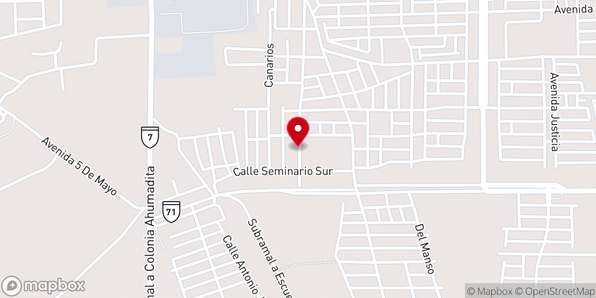Map showing location of Iglesia Nacional Presbiteriana De México Cristo Viene