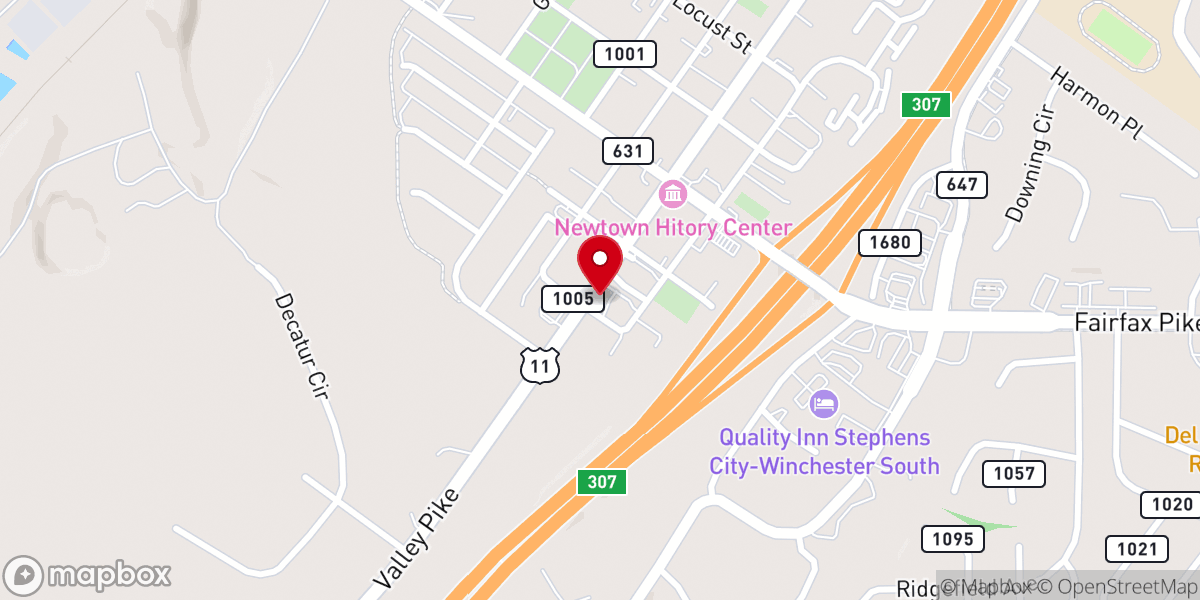 Map showing location of Blessing and Mercy Ministries
