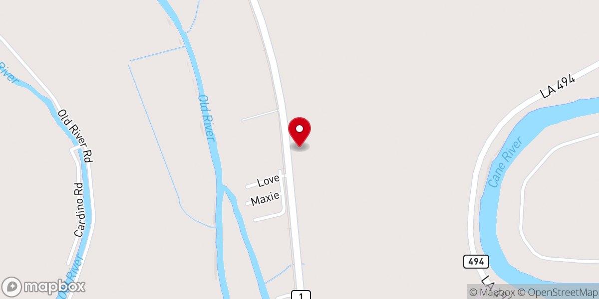 Map showing location of United Missionary Baptist Church