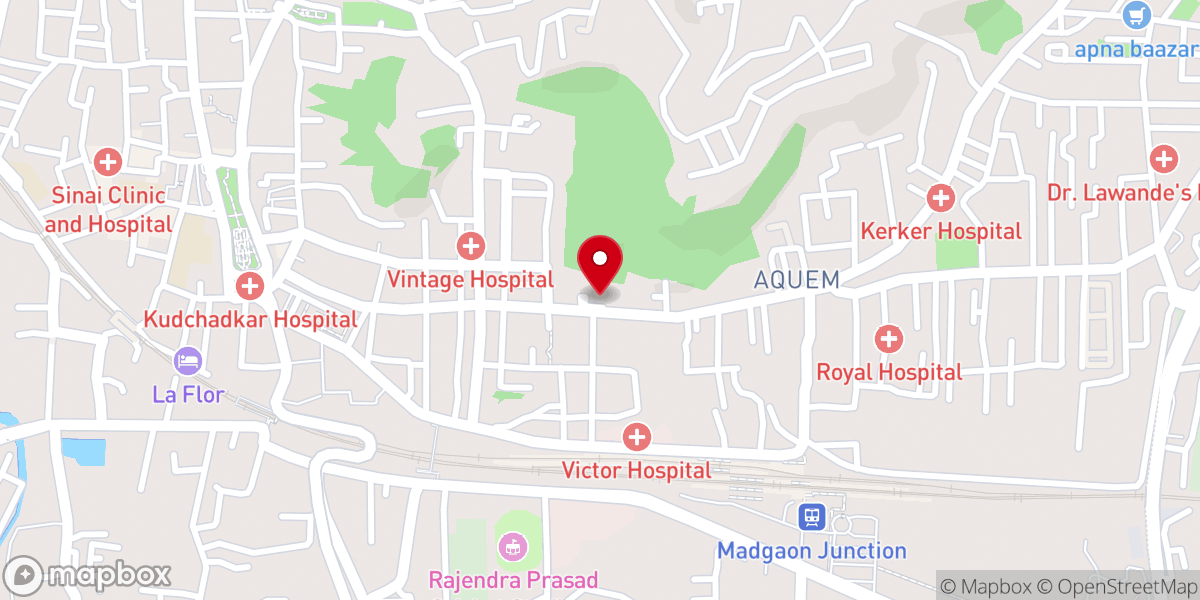 Map showing location of Carmelite Monastery