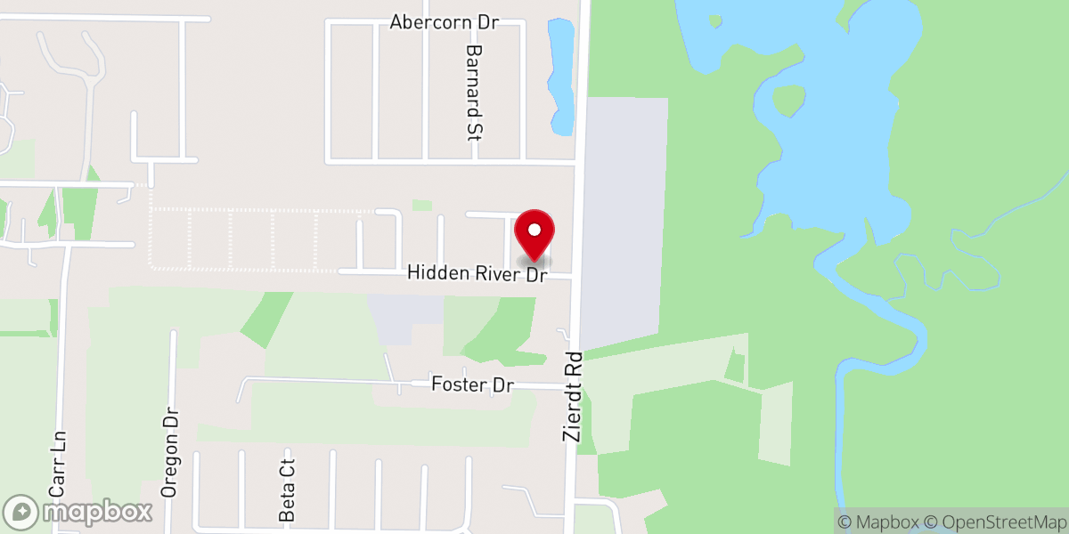 Map showing location of Hidden Place