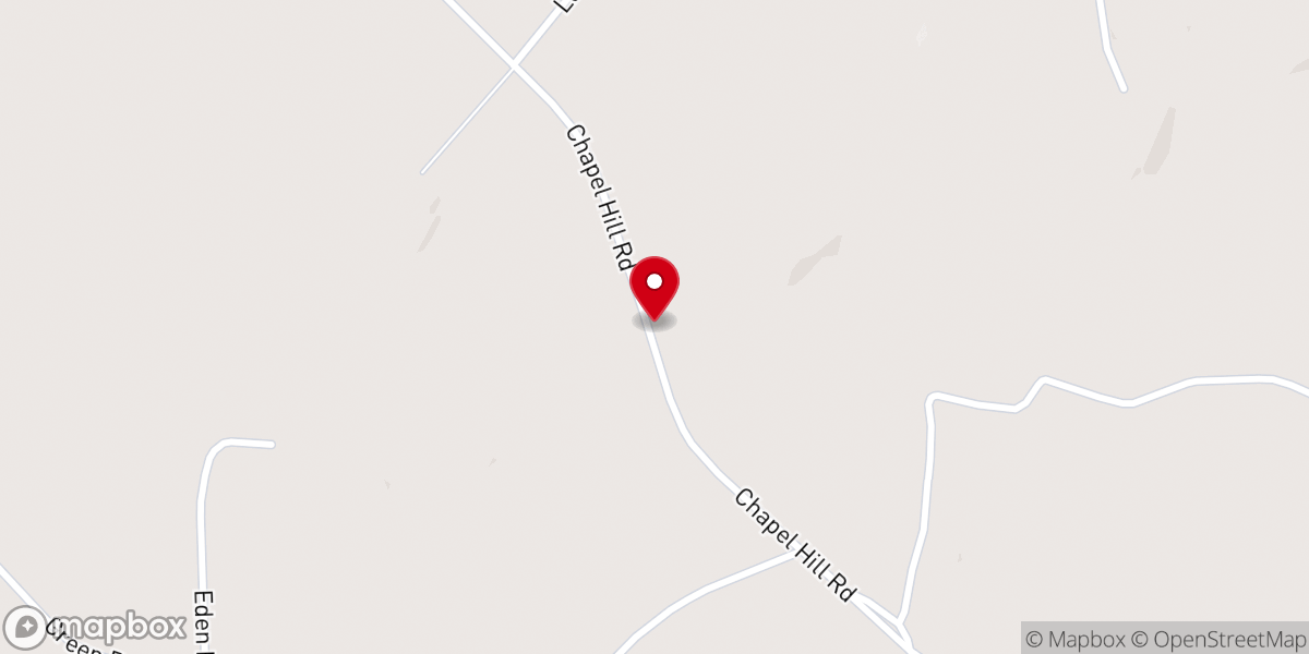 Map showing location of Grace Chapel Assembly of God Church