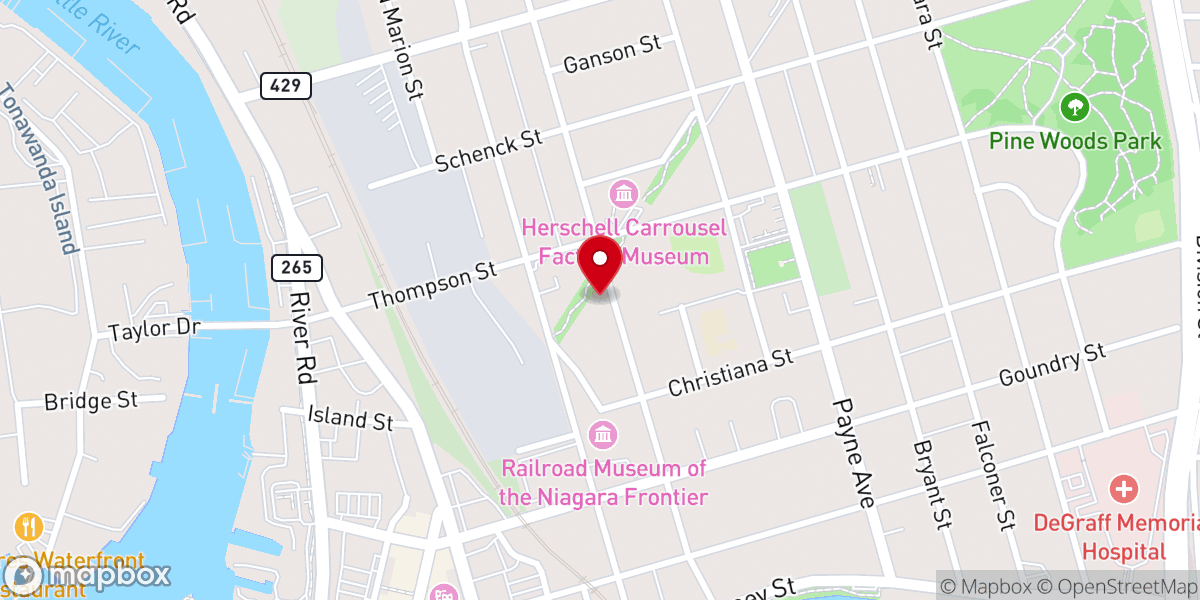 Map showing location of Chapel Vandervoort
