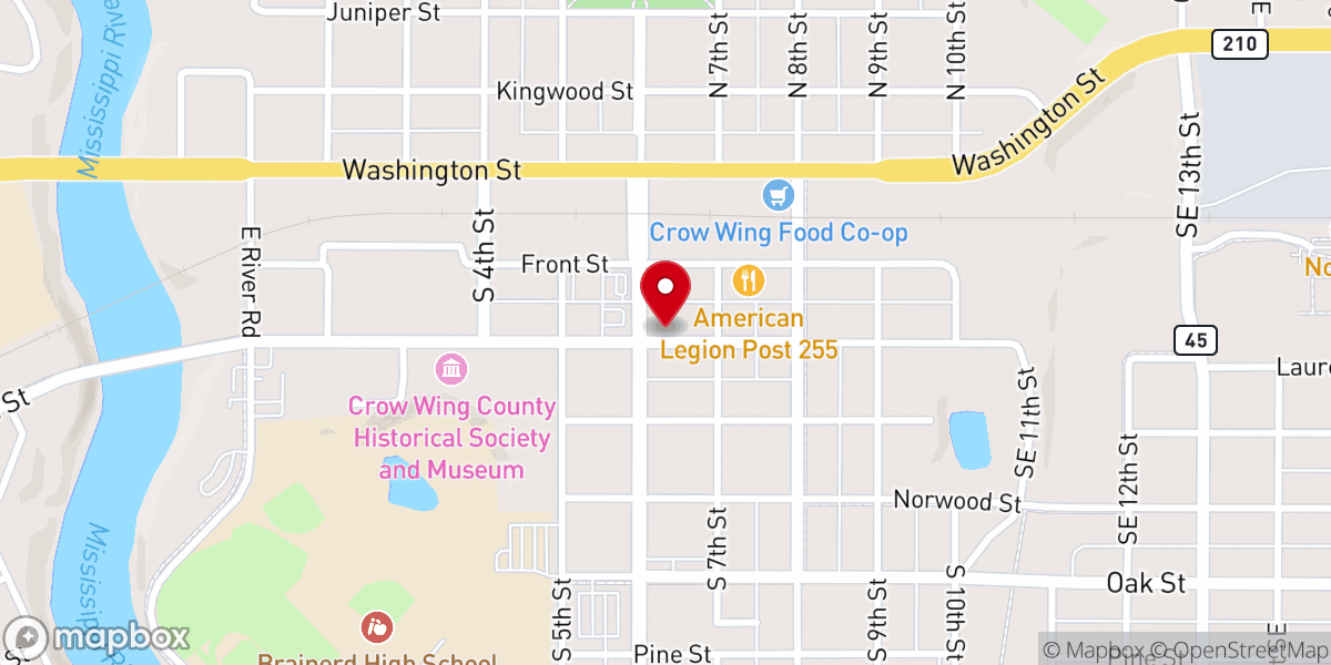 Map showing location of Mercy's Gold & Silver Nuggets