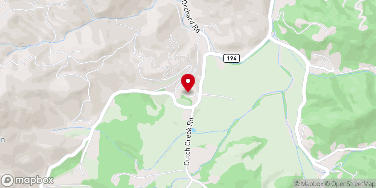 Map showing location of Holy Cross Episcopal Church
