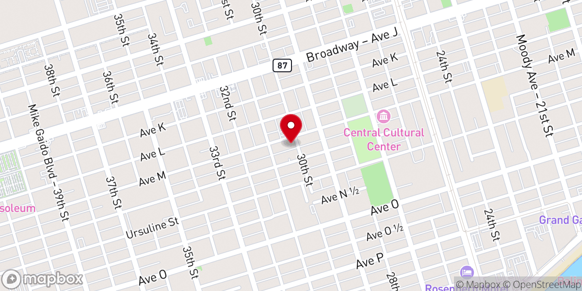 Map showing location of West Point Baptist Church