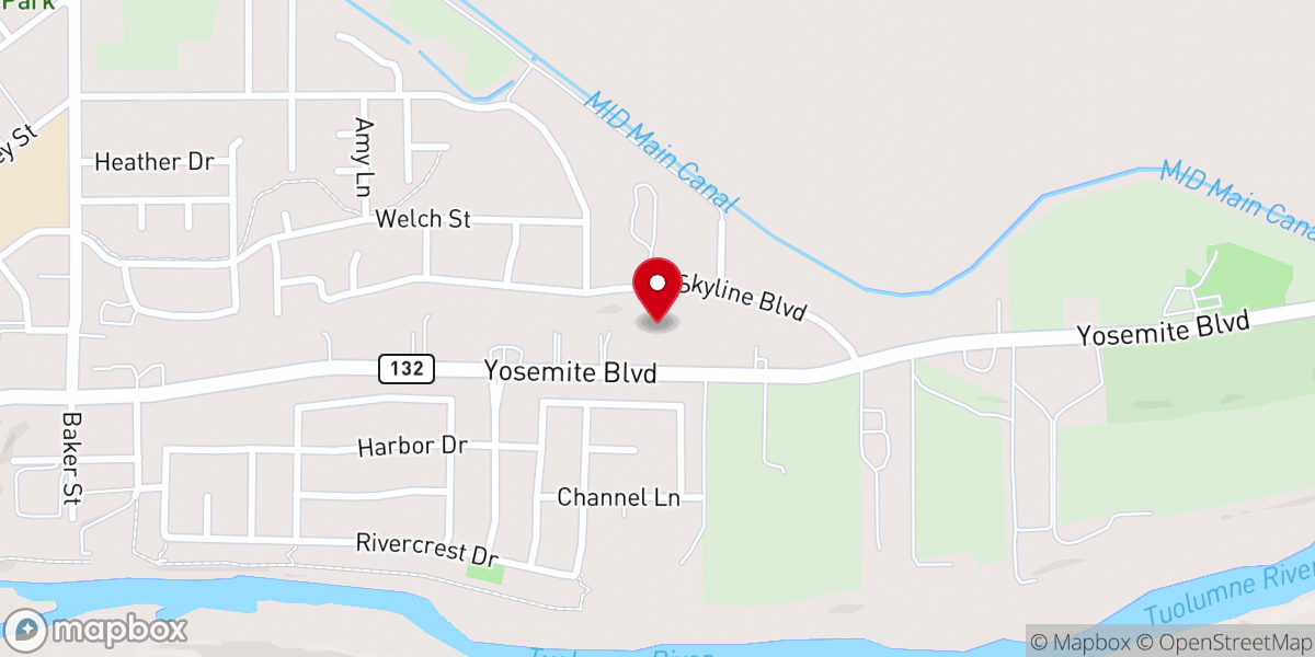 Map showing location of Waterford Seventh-Day Adventist Church