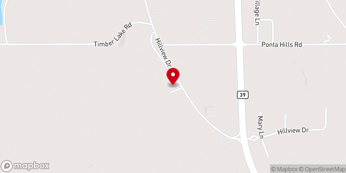 Map showing location of Briarwood Baptist Church