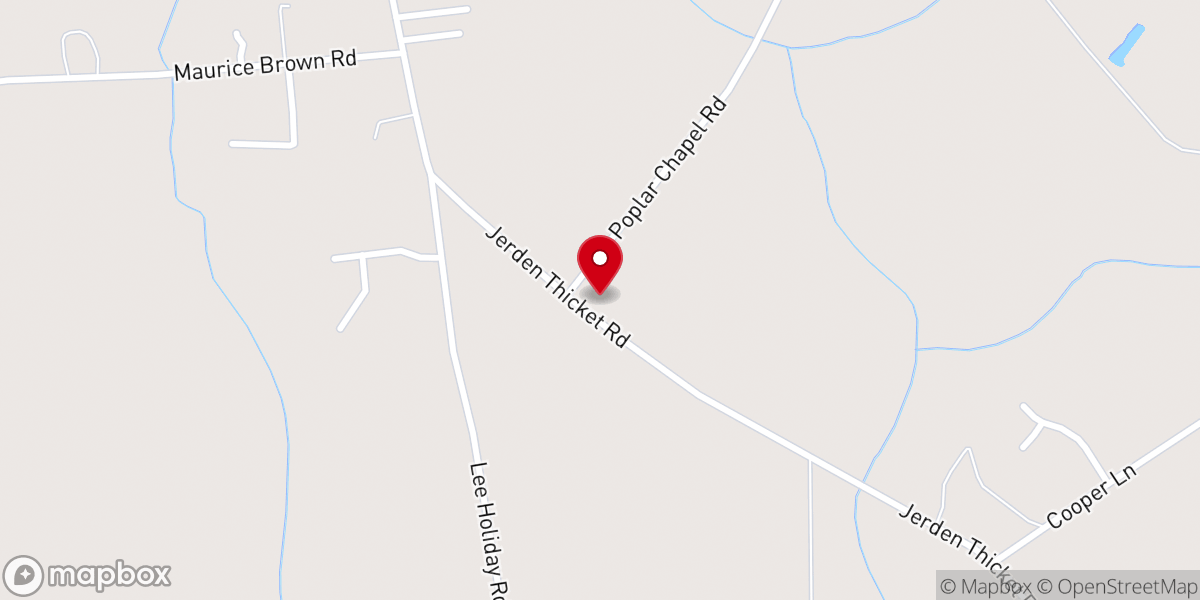 Map showing location of Poplar Chapel