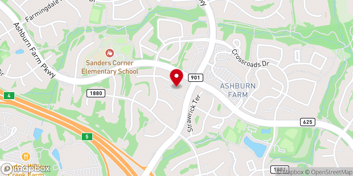 Map showing location of FamilySearch center