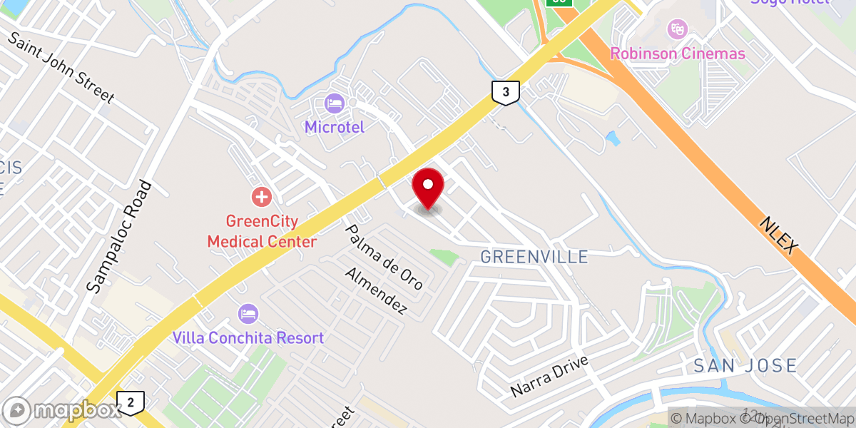 Map showing location of United Pentecostal Church Greenville Lighthouse Church