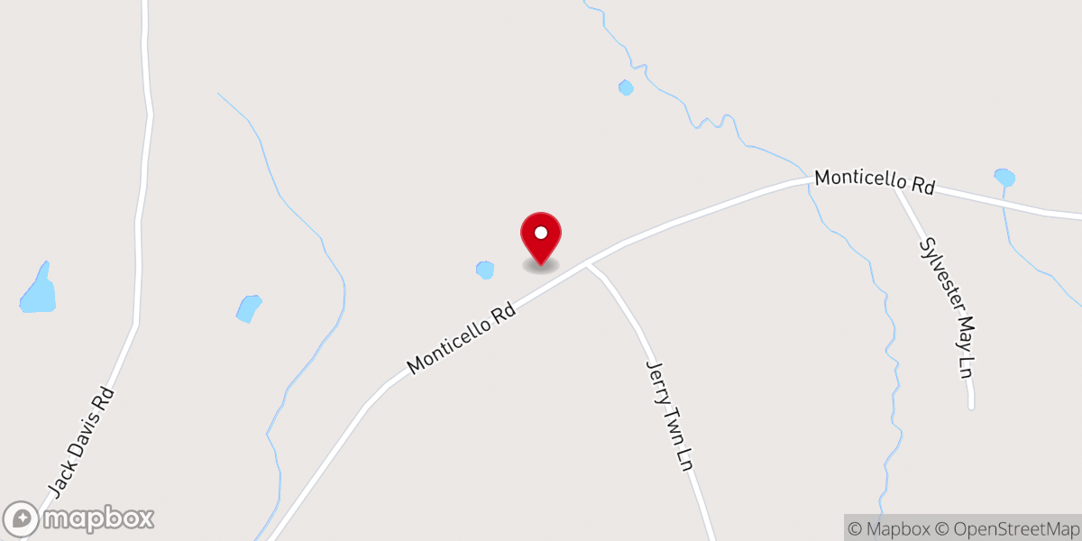 Map showing location of Fair Hill Church