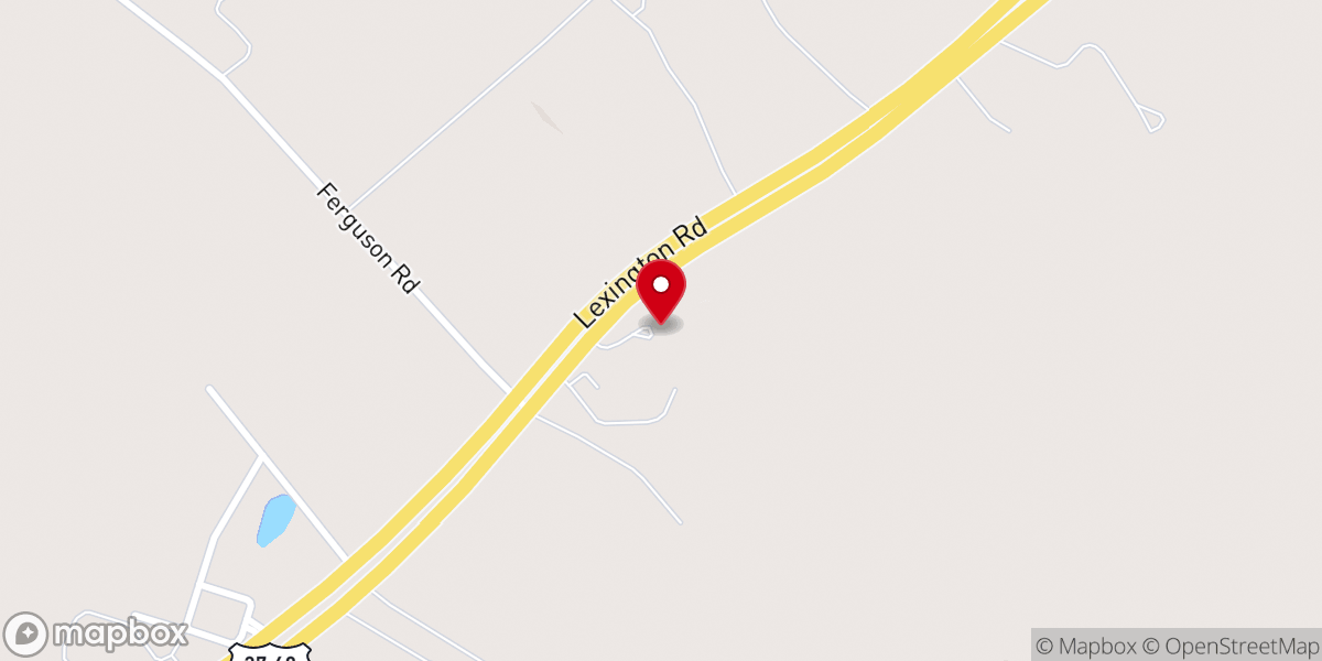 Map showing location of Garey Farms
