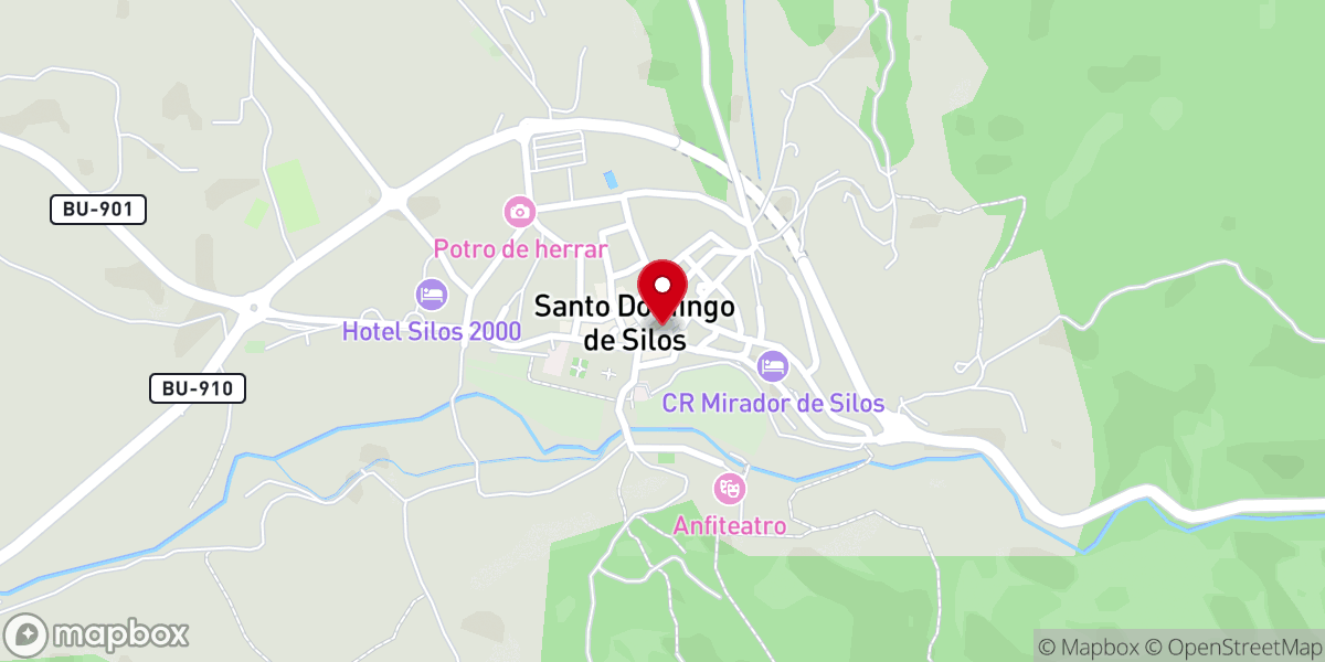 Map showing location of Santo Domingo de Silos (Burgos)
