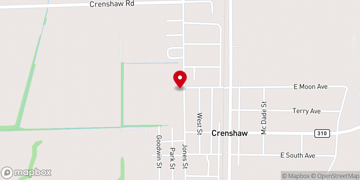 Map showing location of Holly Grove Mbc