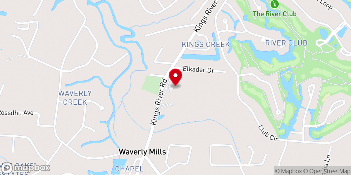 Map showing location of All Saints Church