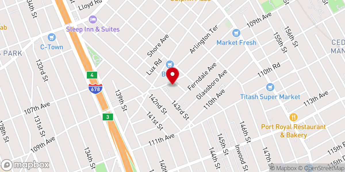 Map showing location of Brooks Memorial United Methodist Church