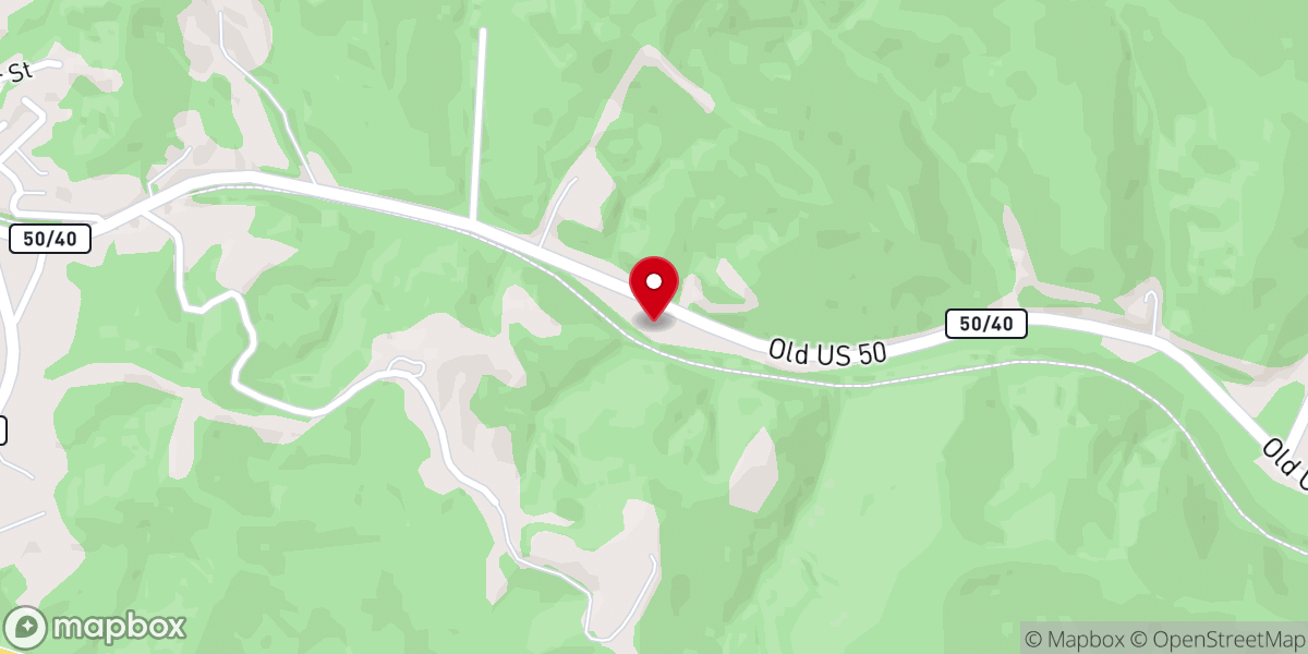 Map showing location of Poplar Church