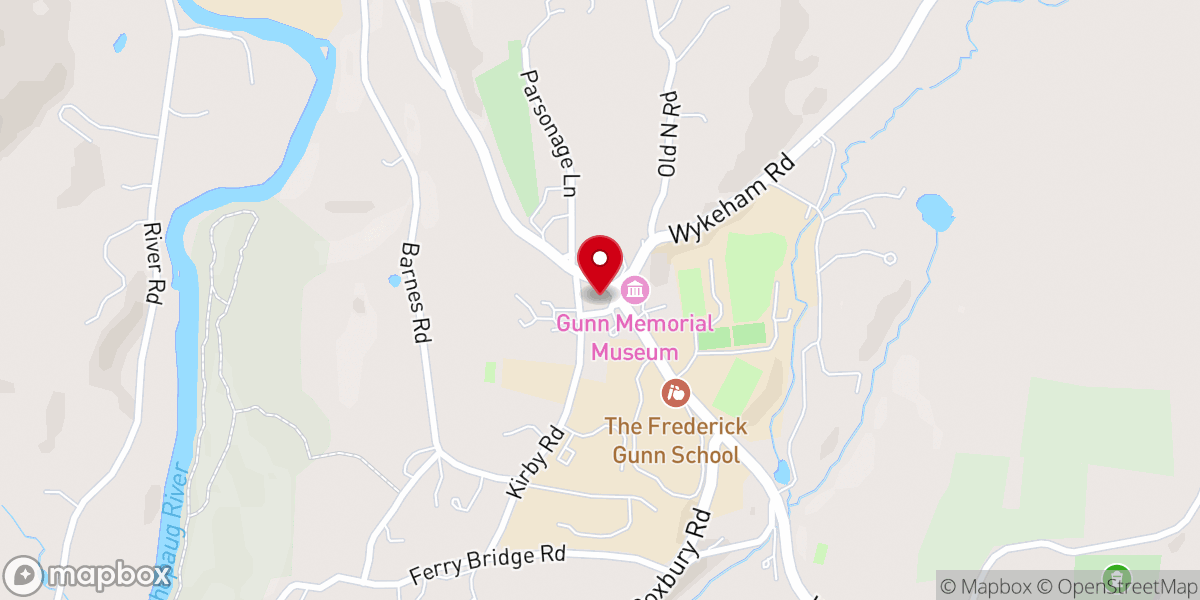 Map showing location of New Church