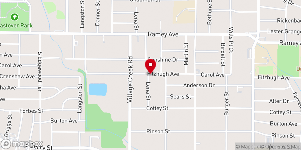 Map showing location of Good Shepherd Church of God in Christ