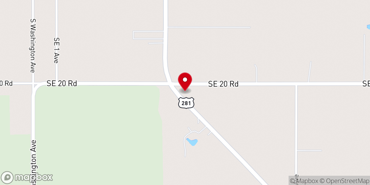 Map showing location of CrossPoint Great Bend