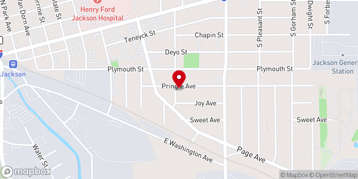 Map showing location of Bethlehem Temple Church
