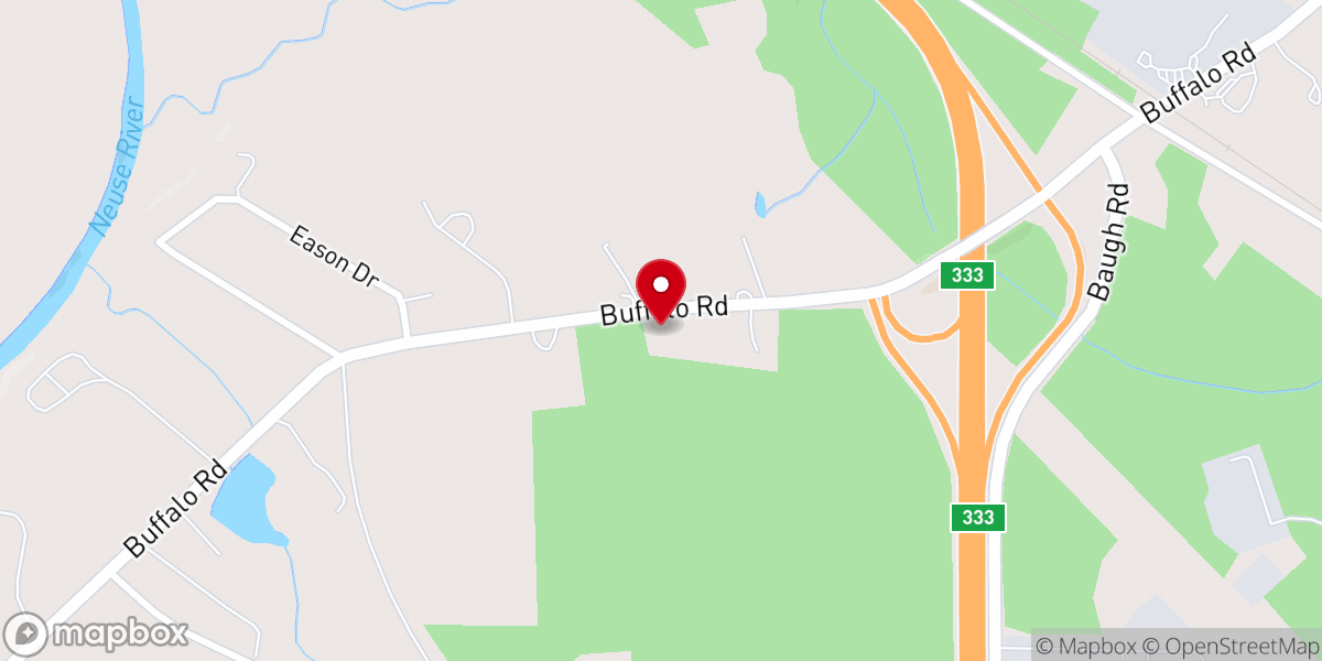 Map showing location of Landwood Church