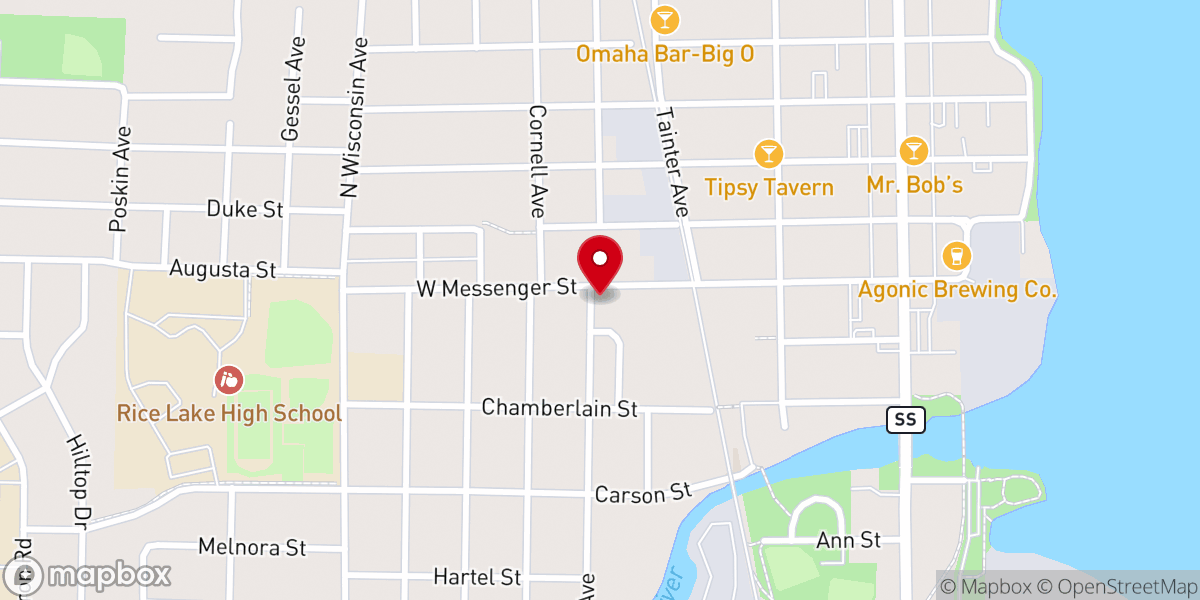 Map showing location of Blue Hills Unitarian Universalist Fellowship