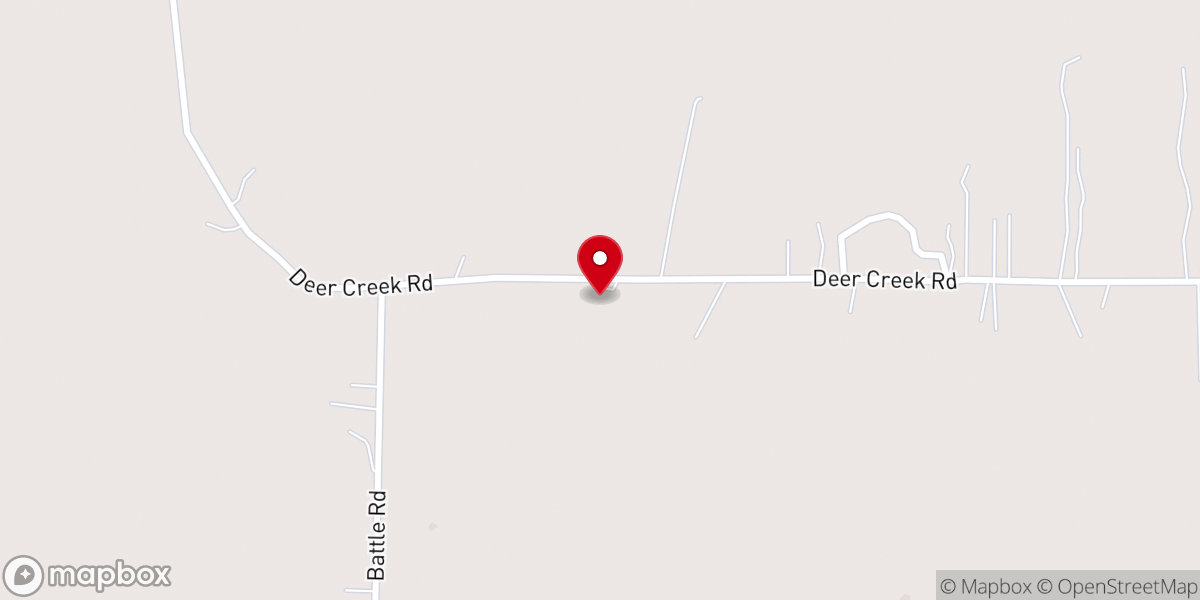 Map showing location of Hearn Grove Church