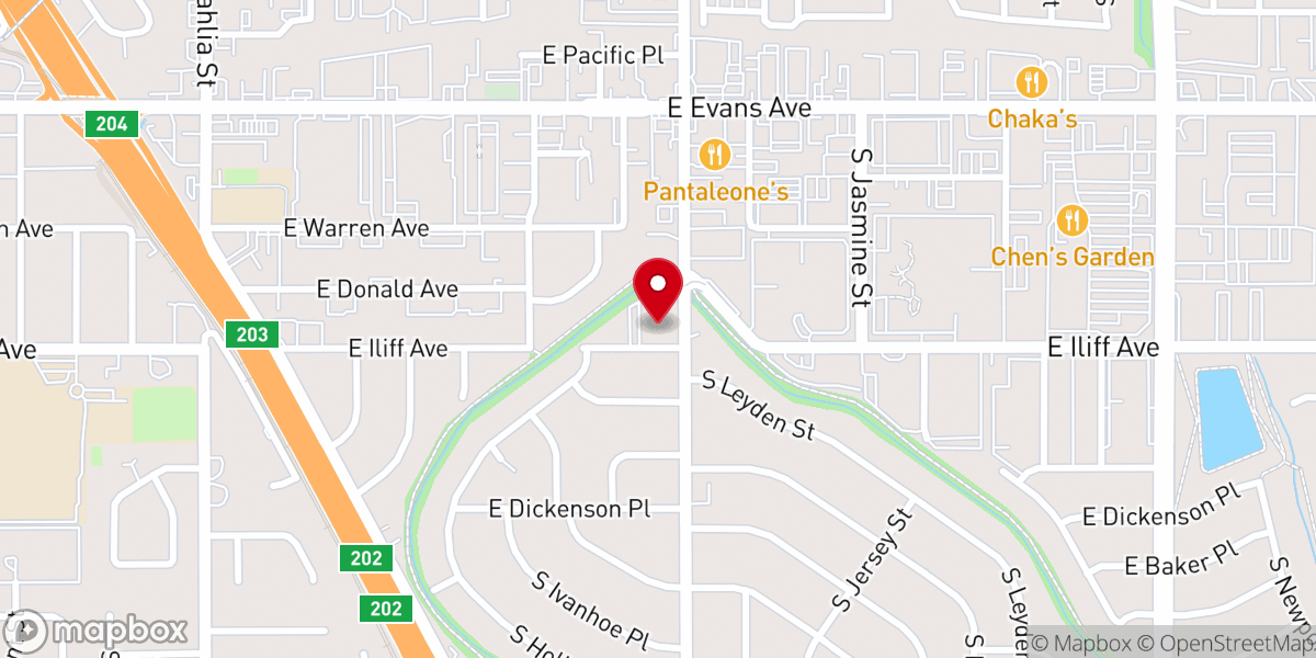 Map showing location of New Life Fellowship Church