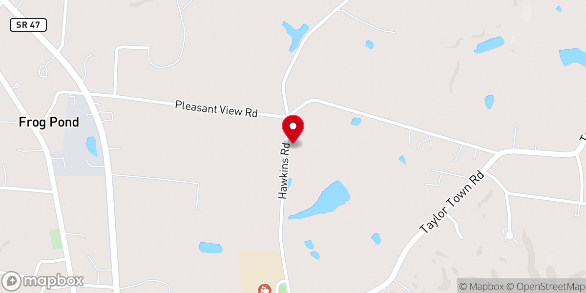 Map showing location of White Bluff Church of Christ