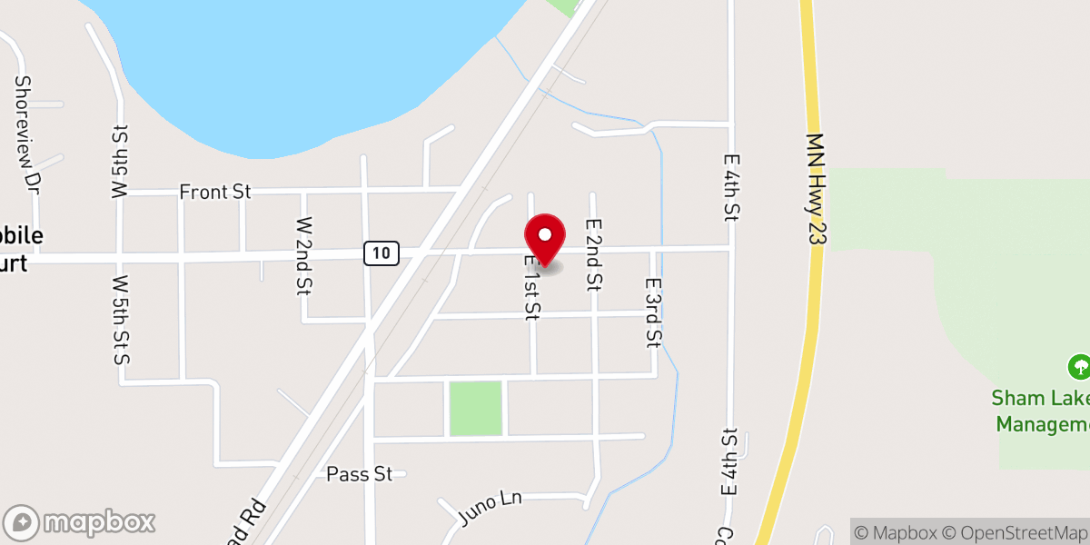 Map showing location of English Lutheran Church, ELS
