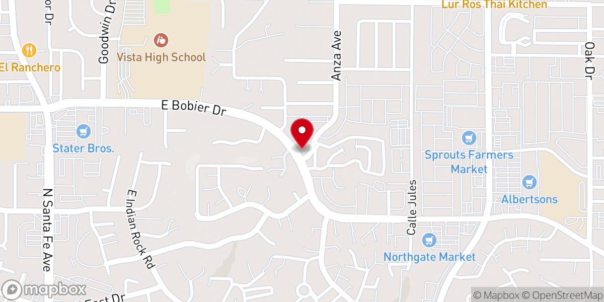 Map showing location of Faith Lutheran Church