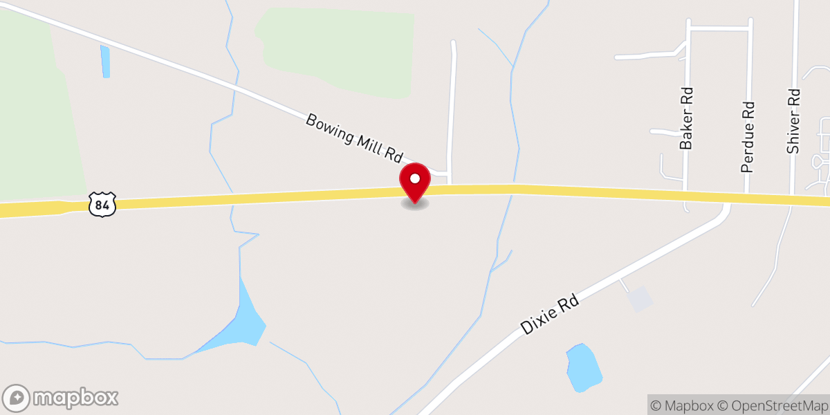 Map showing location of Dixie Seventh-Day Adventist Church