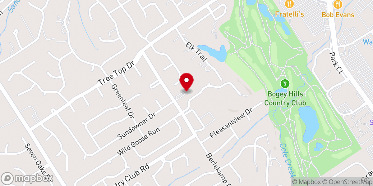 Map showing location of Cornerstone Foursquare Church