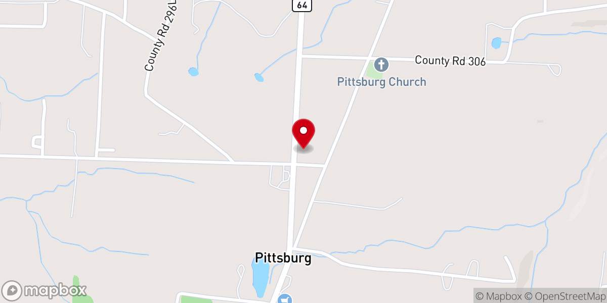 Map showing location of The Gathering Place Fellowship