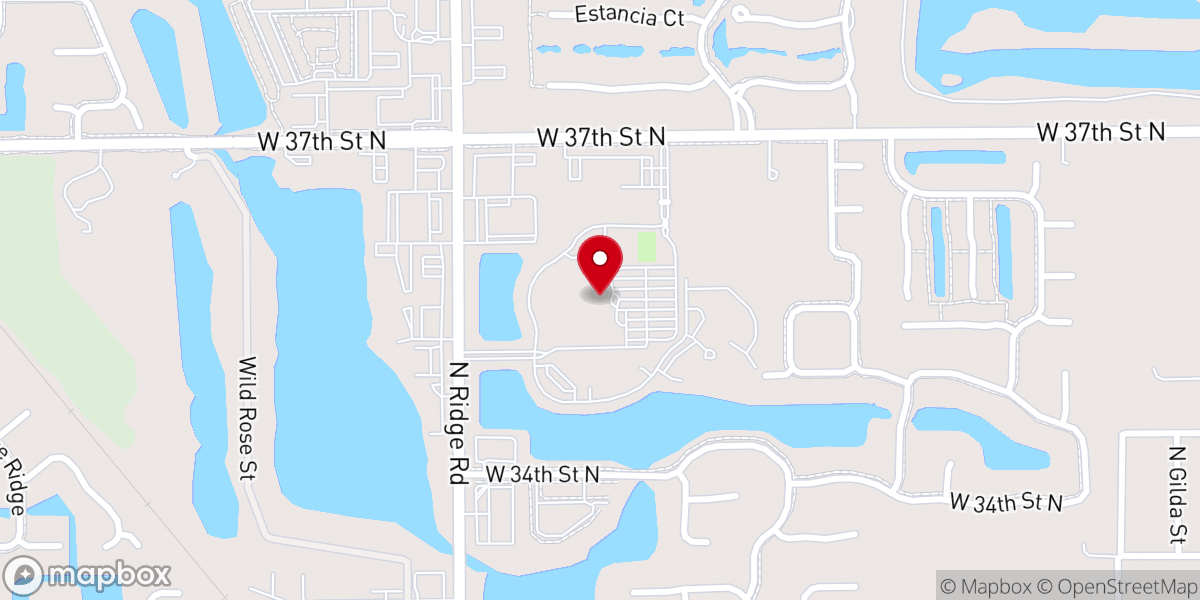 Map showing location of St Catherine of Siena Catholic Church