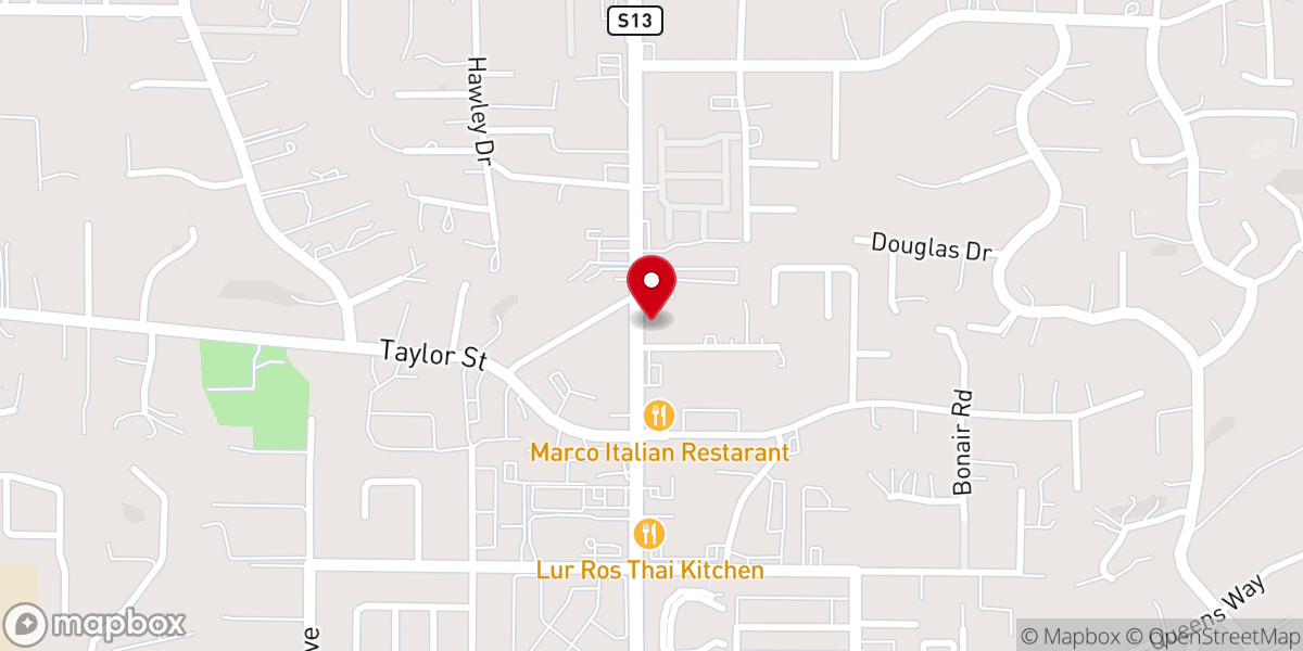 Map showing location of Mission Free Evangelical Church