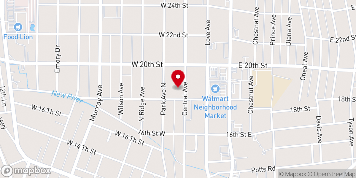 Map showing location of Lighthouse Harbor Assembly Of God