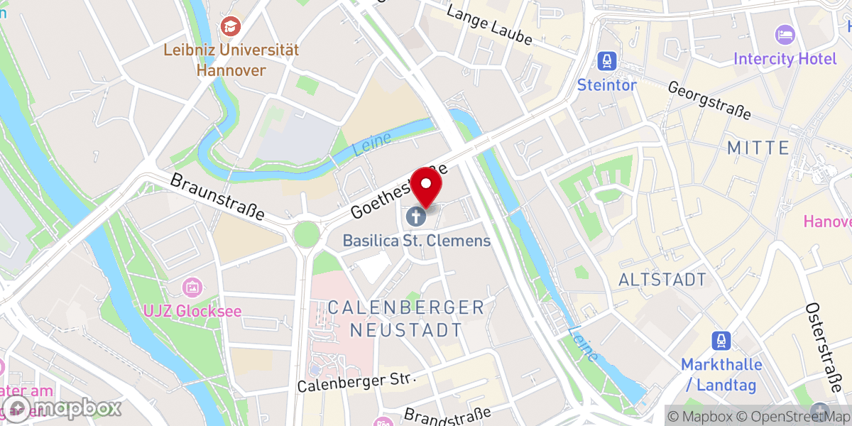 Map showing location of Tagungshaus der Katholischen Akademie des Bistums Hildesheim
