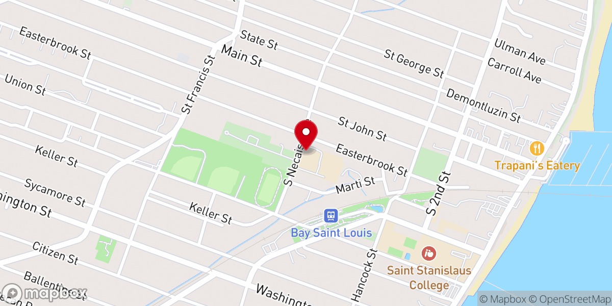 Map showing location of Saint Rose de Lima School